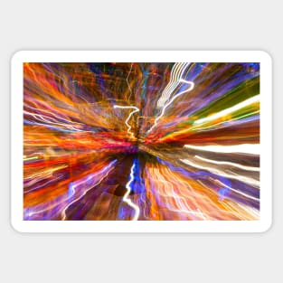 Explosion of light and color I Sticker